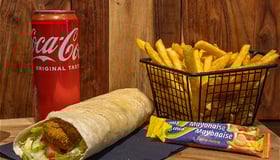 Krokante Kipwrap Menu