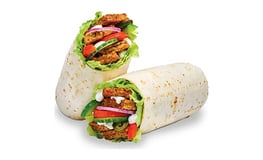 Spicy Vegan Patty Wrap