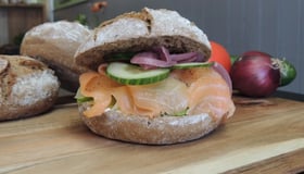 Broodje Gerookte zalm 