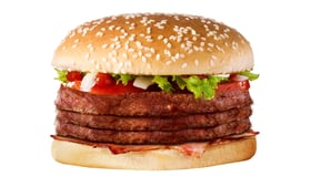 Triple baconburger