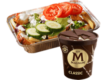 Grote kapsalon met Magnum pint 440ml