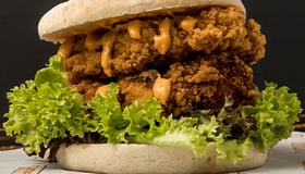 Double chickenburger