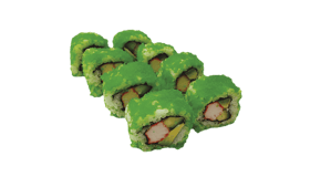 Wasabi California roll 4 stuks