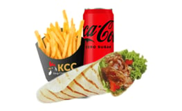Oriëntal chicken doner wrap menu