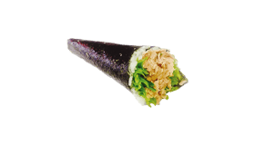 Sake Salad Handroll