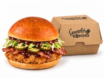 BBQ chicken burger