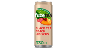 Fuze Tea black tea peach hibiscus 330ml