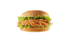 3. Fried chickenburger