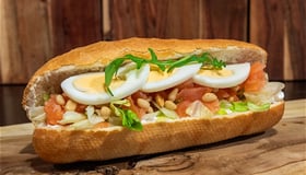 Broodje gerookte zalm