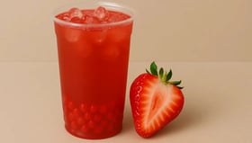 Bubble tea aardbei