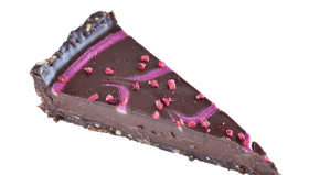 Choco framboos taartje