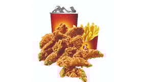 12. Mix menu 4 wings + 2 tenders