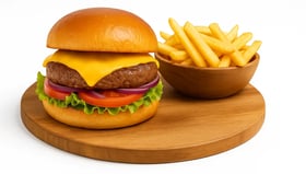 Spicy burger menu