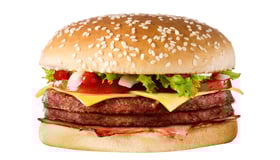 Dubbele bacon cheeseburger