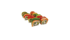 Rainbow roll(8 stuks)