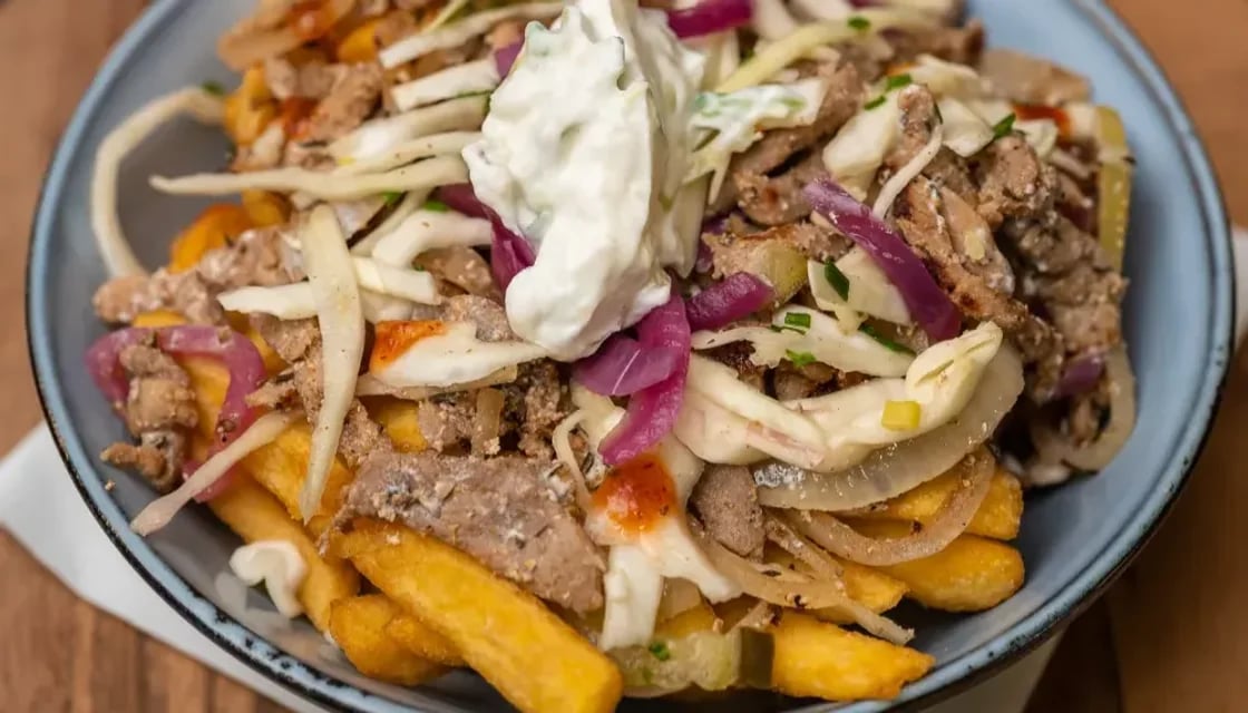 Loaded Fries Gyros