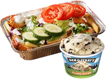 Kapsalon shoarma XL met Ben & Jerry's 100ml