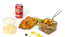 Halve gegrilde kip menu وجبة نصف دجاج مشوي