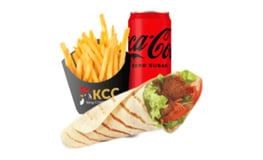 Falafel wrap menu