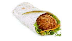 Crispy chicken wrap