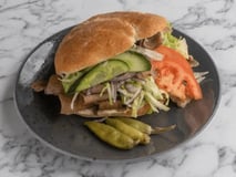 Turks brood döner kebab