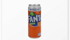 Fanta orange light blikje 