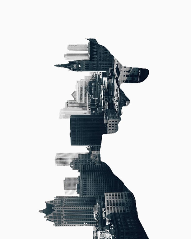 City Double Exposure