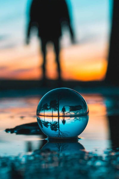 Sunset Lens Ball