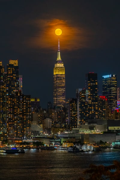 New York City Strawberry Moon