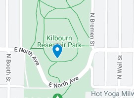  Map showing Kilbourn Reservoir Park and surrounding streets.