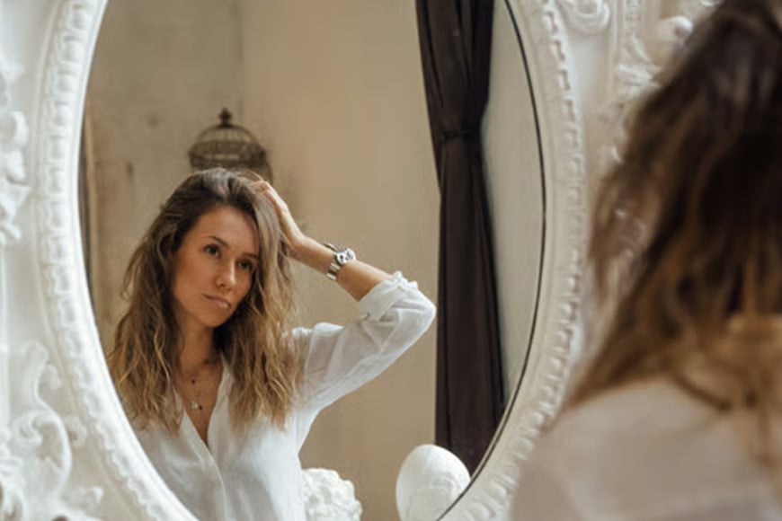 Practicing Facial Expressions in the Mirror