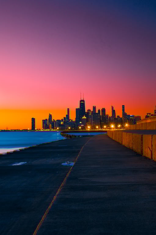 Colorado Snowy Mountain Landscape Wall Art Print