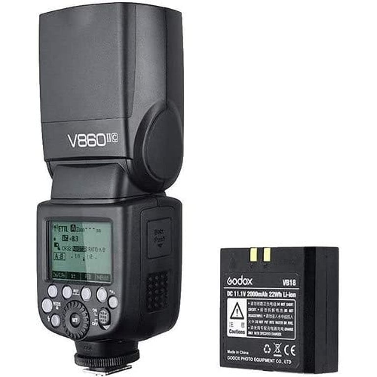 Godox V860 Flash for Canon and Nikon with Lithium-Ion Battery and High-Speed Sync