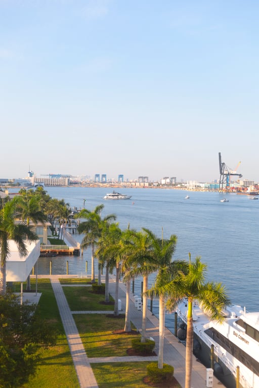 Tranquil Tropicals Fort Lauderdale Beach Wall Art Print