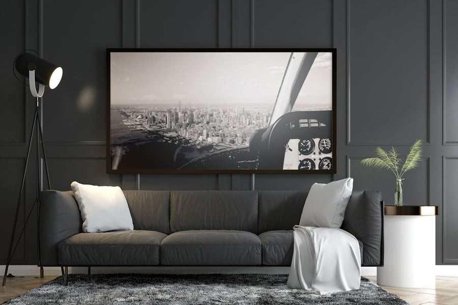 NYC Point of View Aerial Skyline Wall Décor