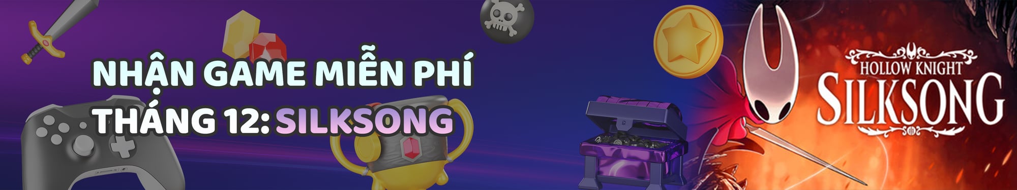 Banner Tài khoản Steam miễn phí tháng 9