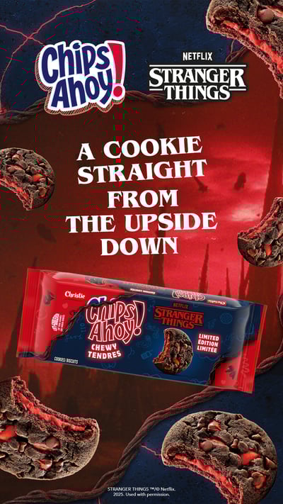 Chips Ahoy! / Stranger Things Collages