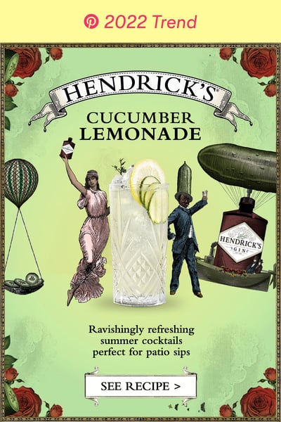Hendrick’s Gin / Refreshing Summer Cocktails Trend
