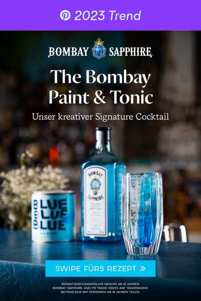 Bombay Sapphire / Saw This Made This / Creative Cocktails Badge