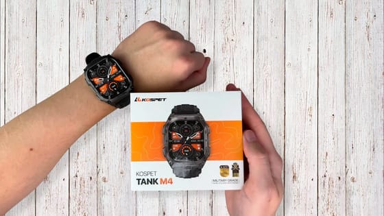 Recensione Kospet Tank M4: Uno smartwatch robusto ottimizzato per l'iPhone