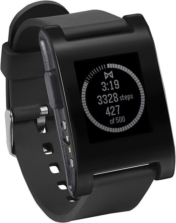 Pebble Watch Schwarz
