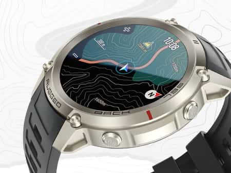 Rollme Introduces the Hero D5 Rugged Smartwatch with Dual Band GPS Offline Maps and MIL STD 810H Durability