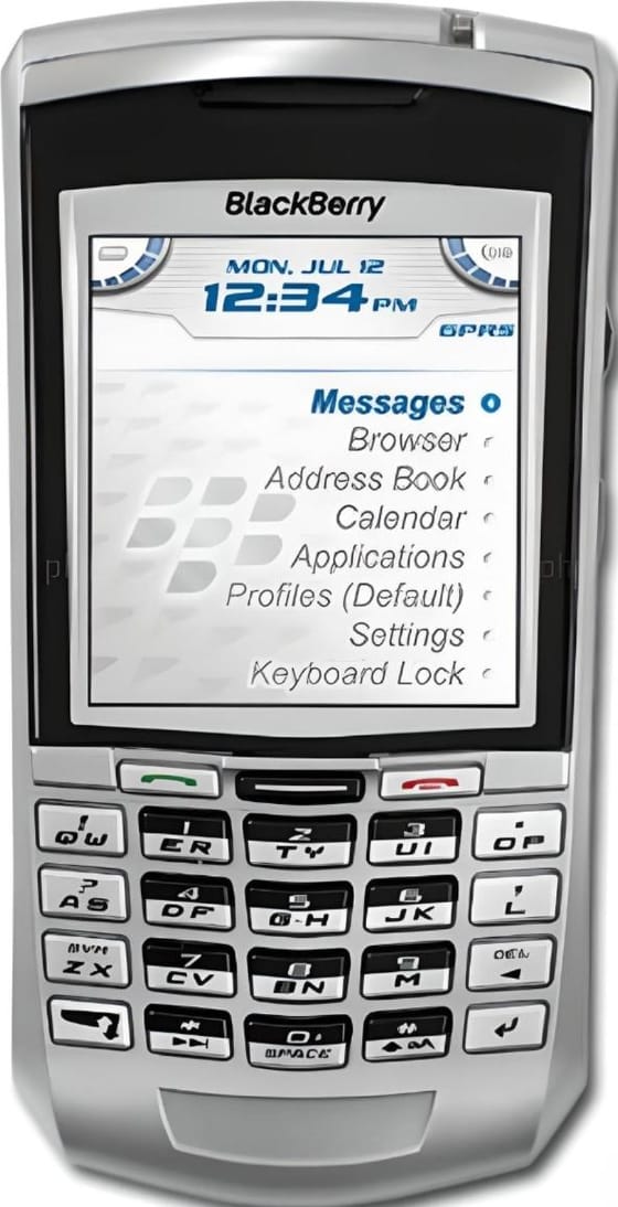 RIM BlackBerry 7100g Prata