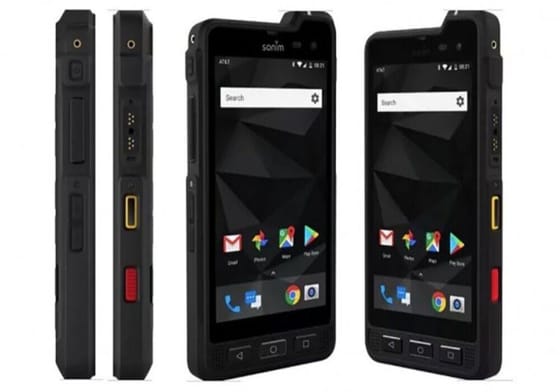 Sonim XP8 XP8800 Double SIM 64GB IP68/IP69 Verizon Wireless 4G LTE Android Wi-Fi Smartphone Militaire Résistant à l'eau et Robuste (Noir) Rénové