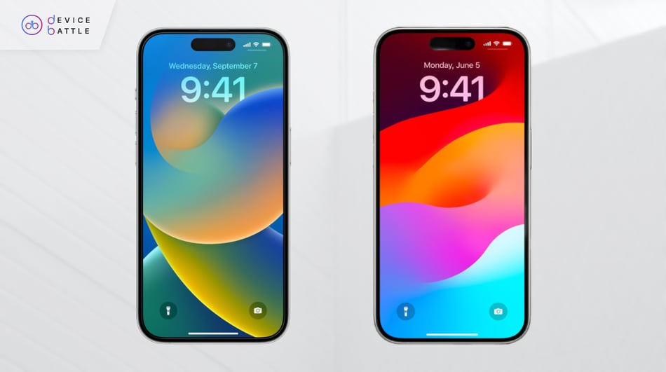 iPhone 15 pro vs iPhone 14 pro Display comparison