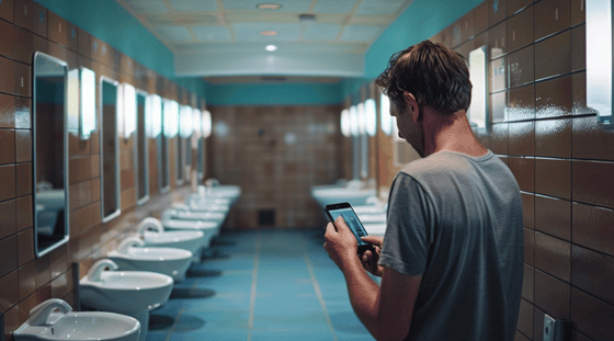 Mais da metade dos usuários de smartphones não limpam seus dispositivos após usá-los no banheiro