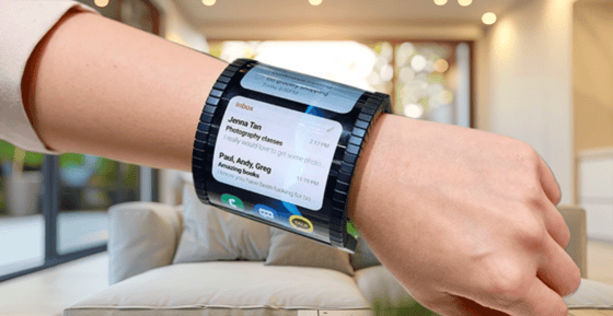 Samsung's Revolutionary 'Cling Band' Converts Your Smartphone Into a Full-Display Smartwatch for Wristwear