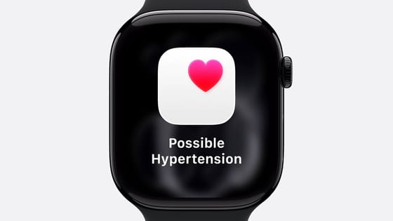 Avertissement sur la tension artérielle pour toute personne possédant une Apple Watch