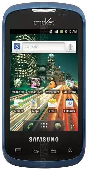 Samsung Transfix Bleu signal