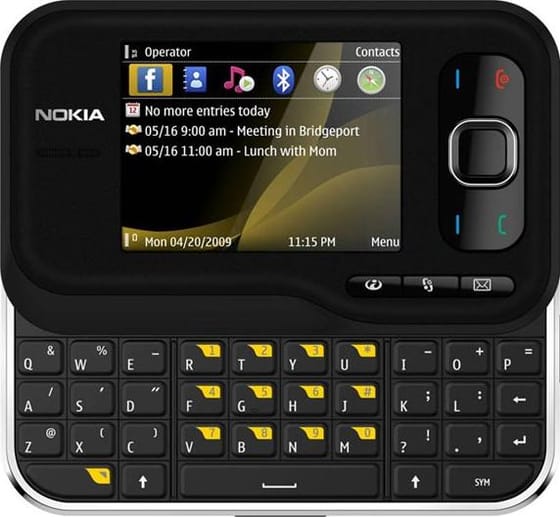 Nokia 6760 slide Black